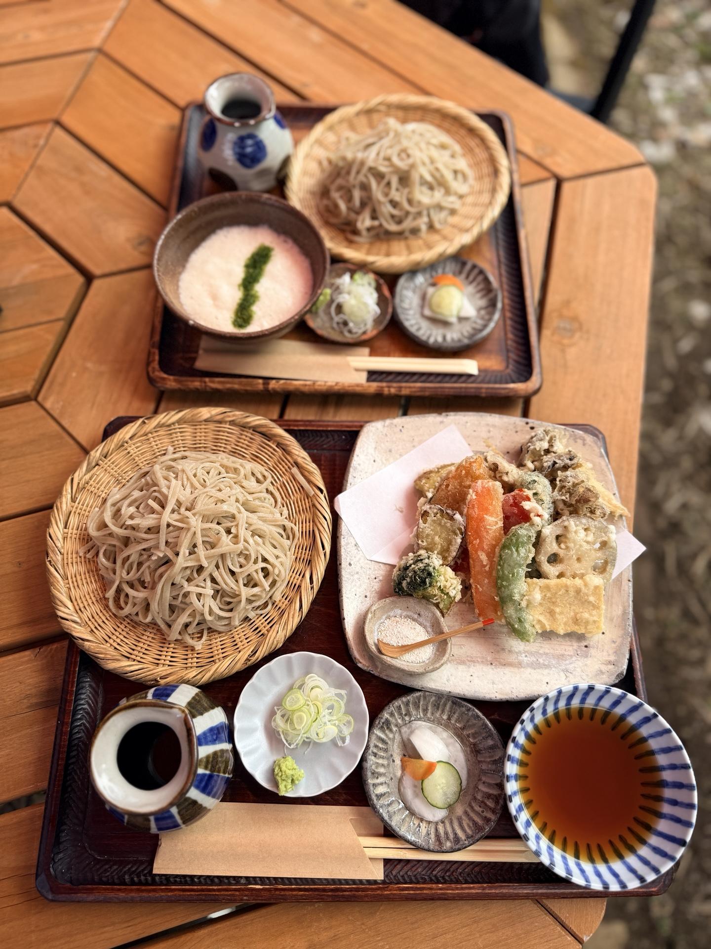 八王子野菜の天せいろ 蕎麦と杜々