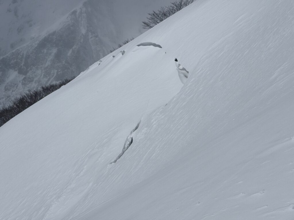 谷川岳　クラック