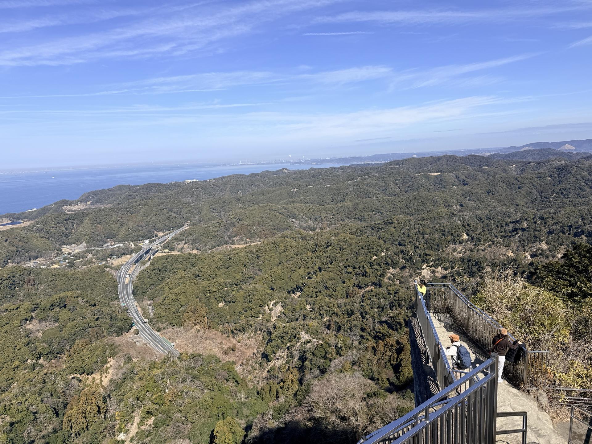 鋸山 地獄のぞき 展望台の先端