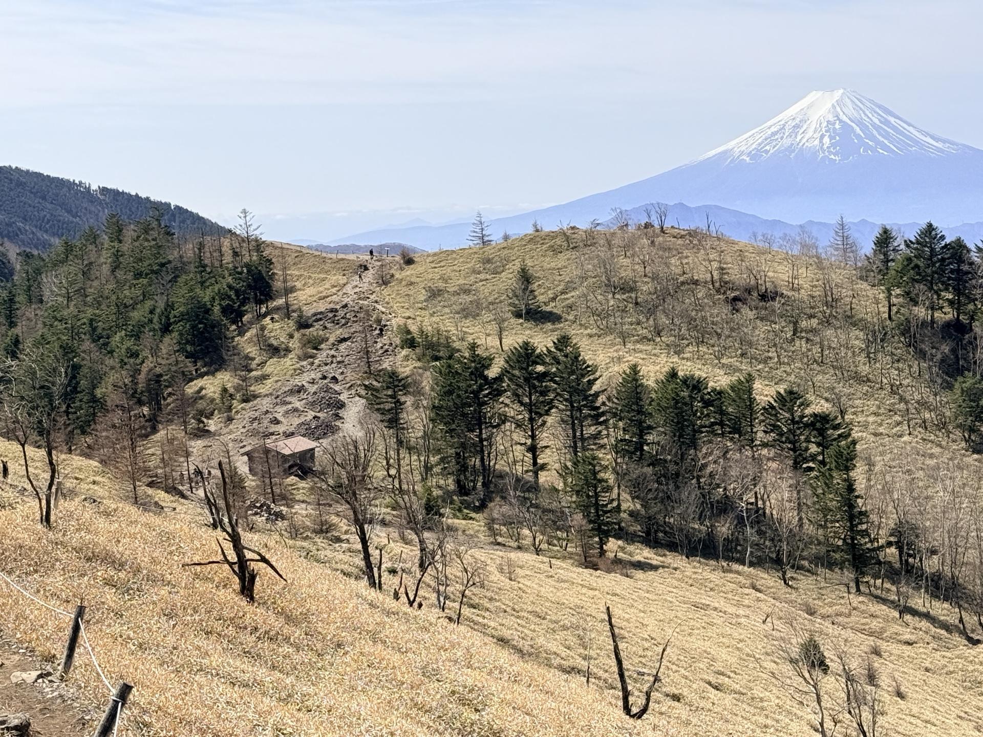 賽の河原と富士山