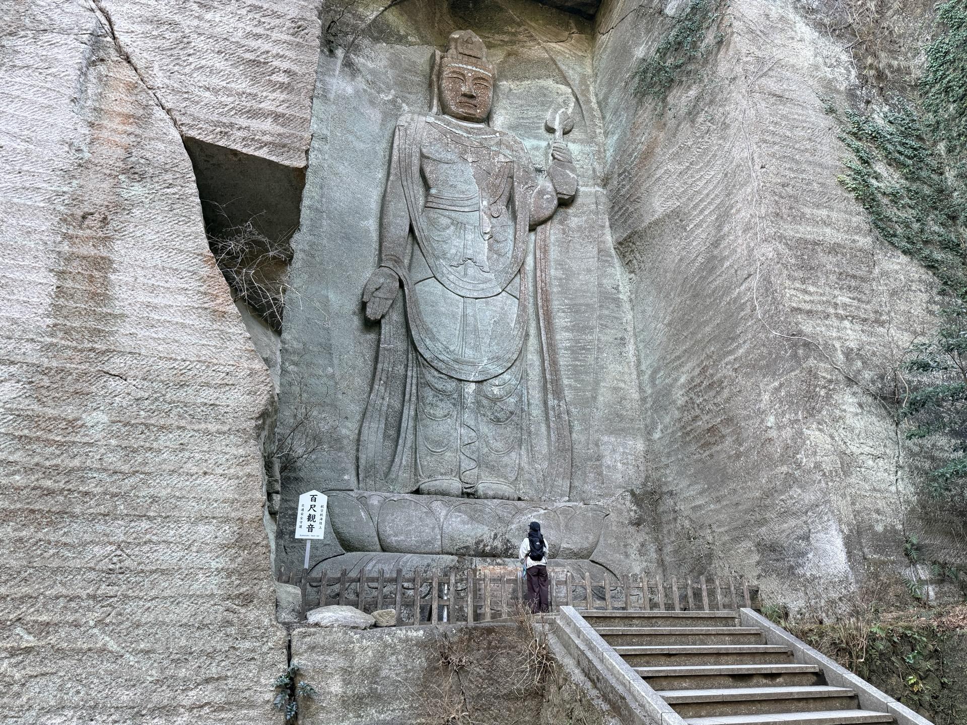鋸山 日本寺 境内の石像