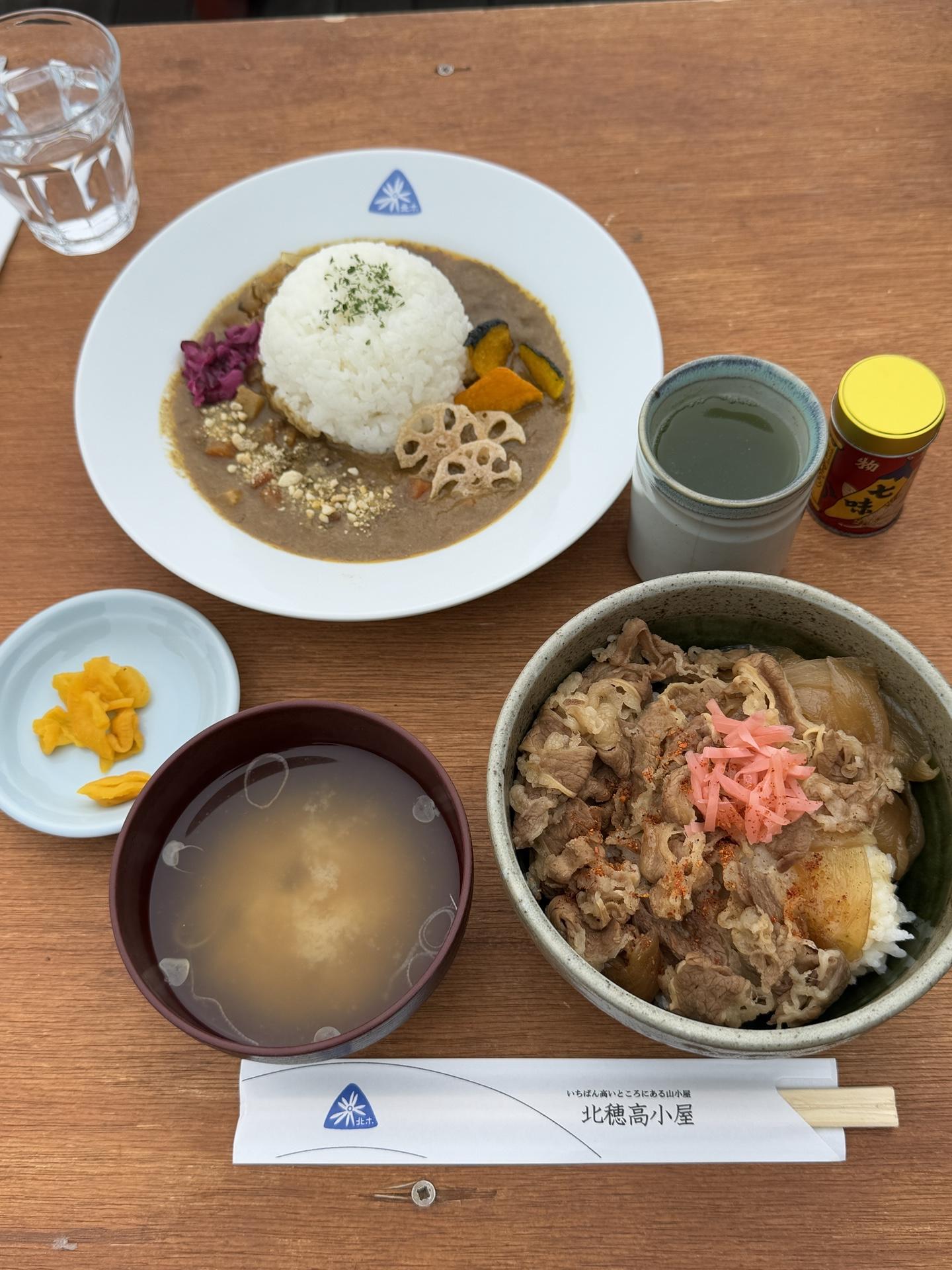 北アルプス 山小屋グルメ