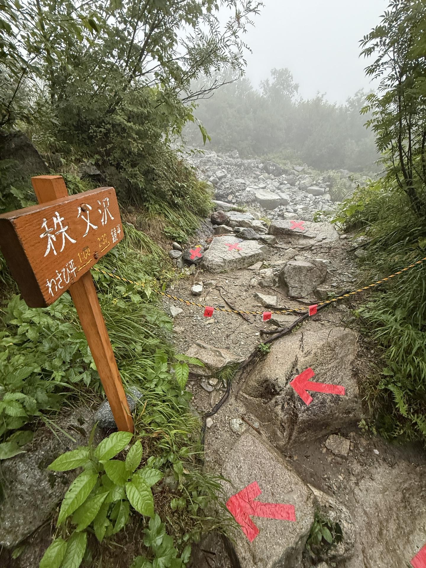 応急処置の橋