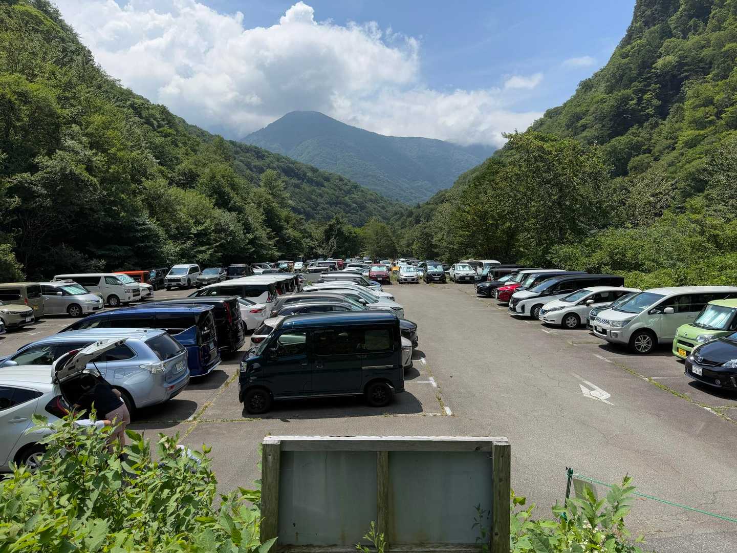 新穂高第3駐車場の満車状況