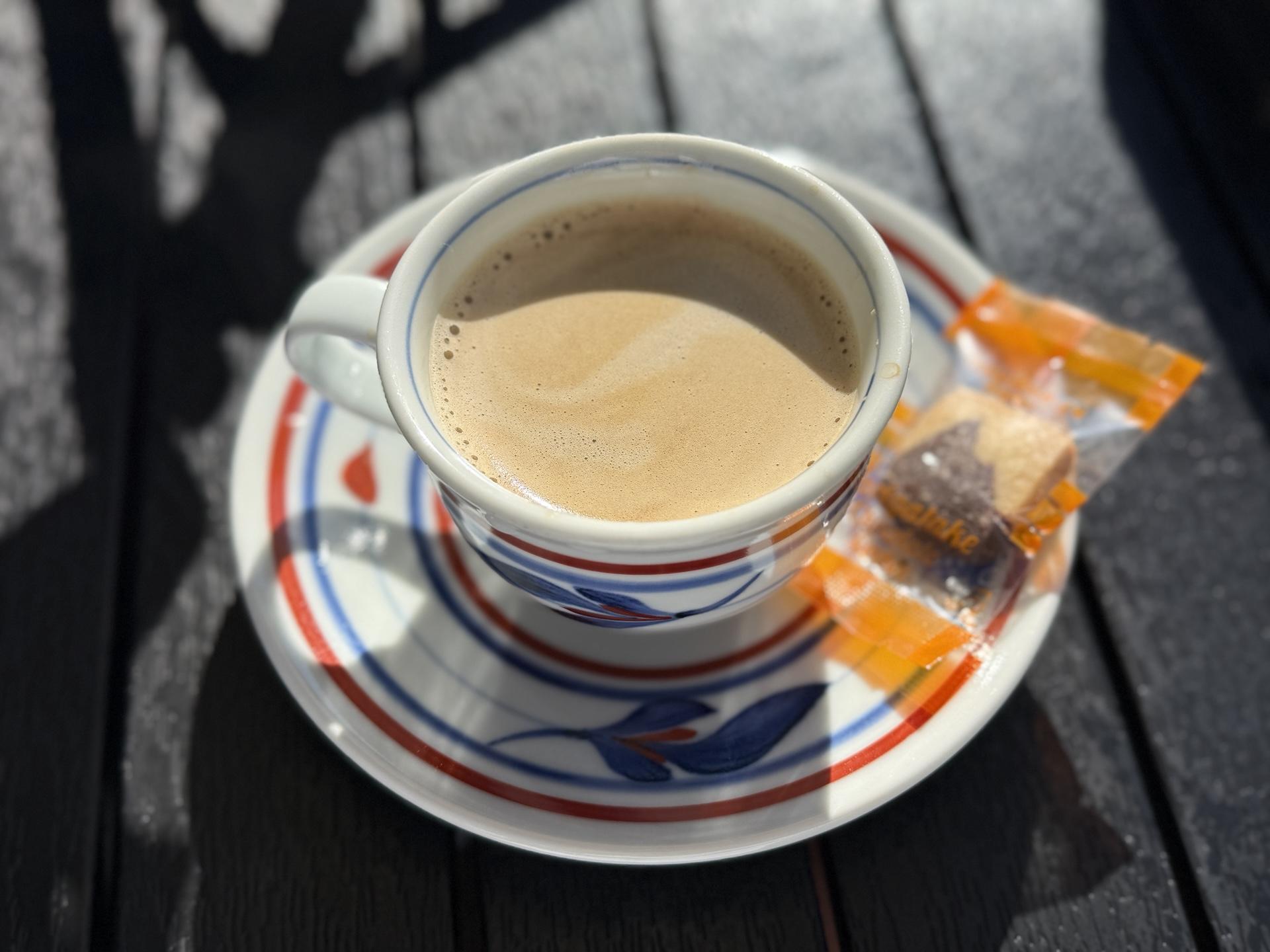 徳澤園 コーヒーは500円。徳澤園の