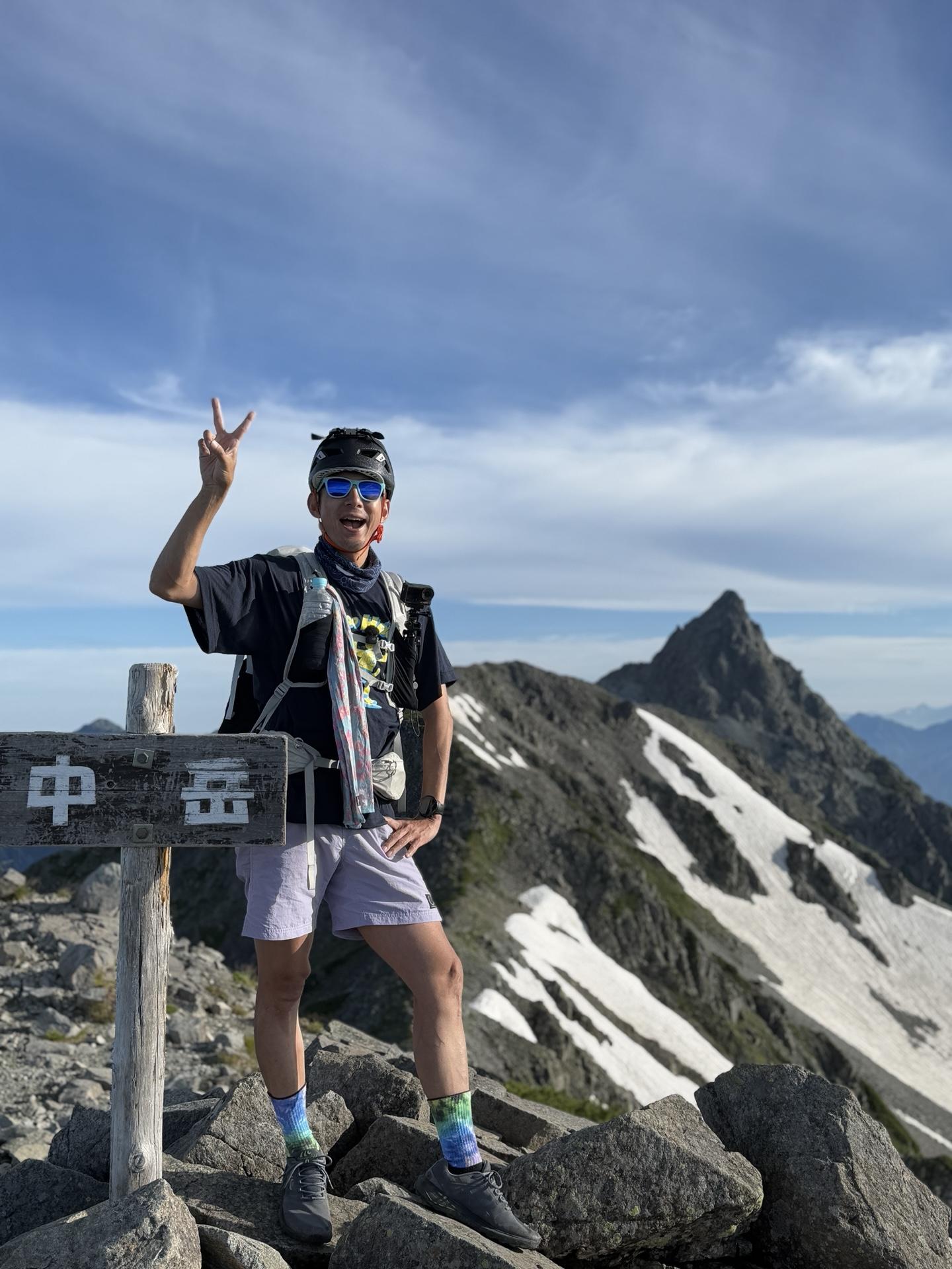 中岳 二座目 槍ヶ岳