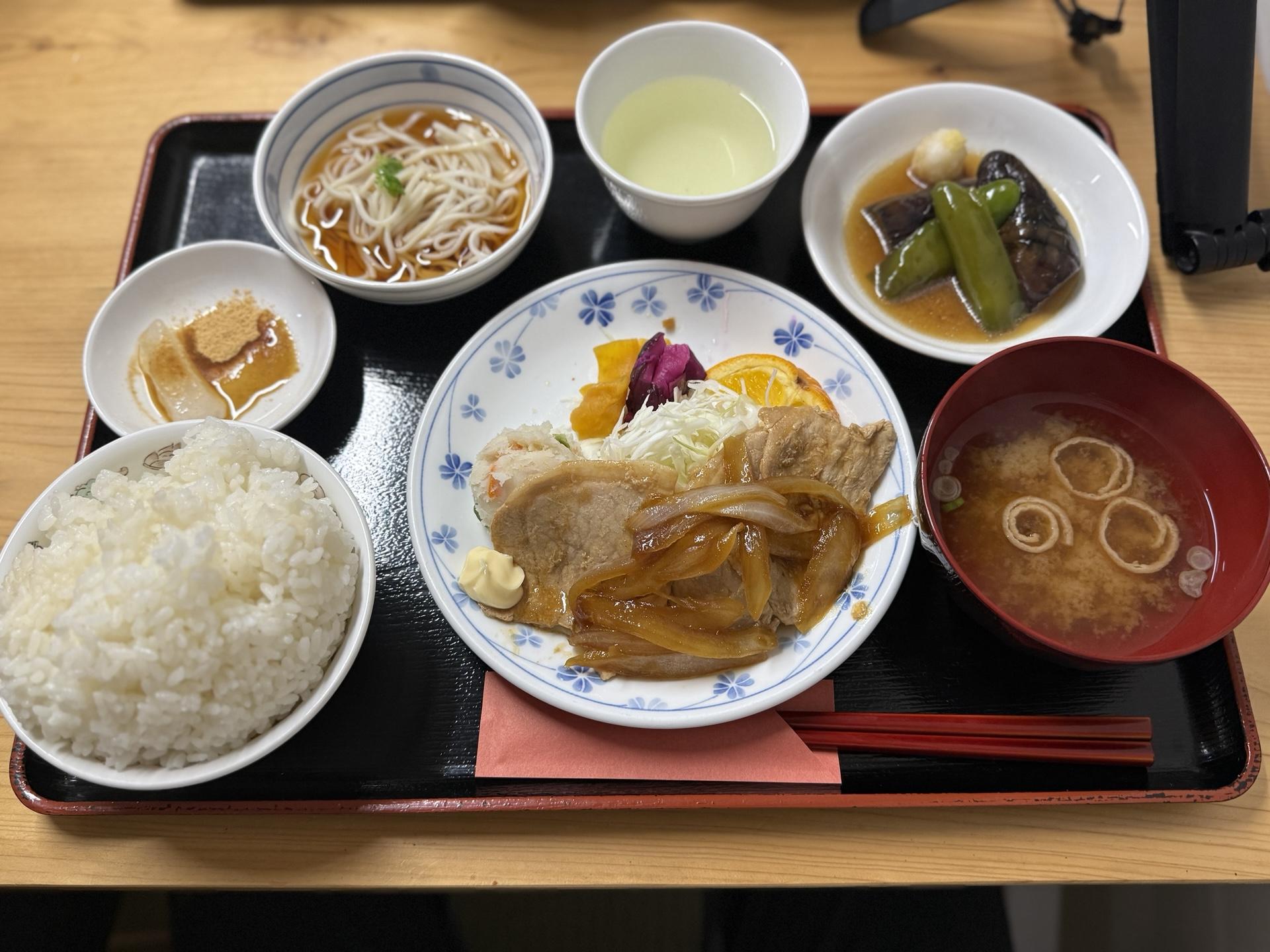 生姜焼き夕食