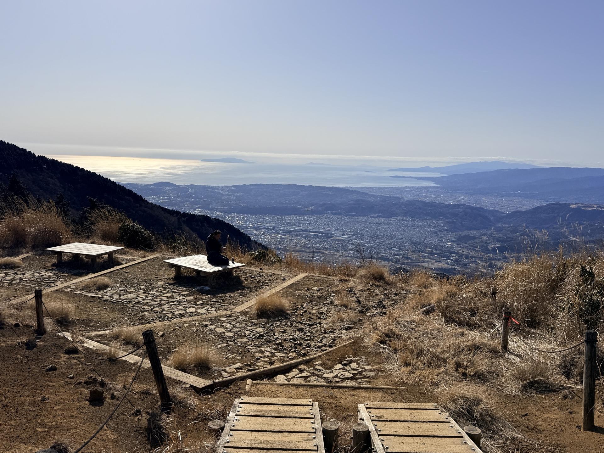 行者ヶ岳からの眺望 絶景