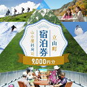 立山町 宿泊施設 宿泊券 9,000円分 (寄附額 36,000円) 宿泊チケット 宿泊 宿 山小屋 山荘 ホ