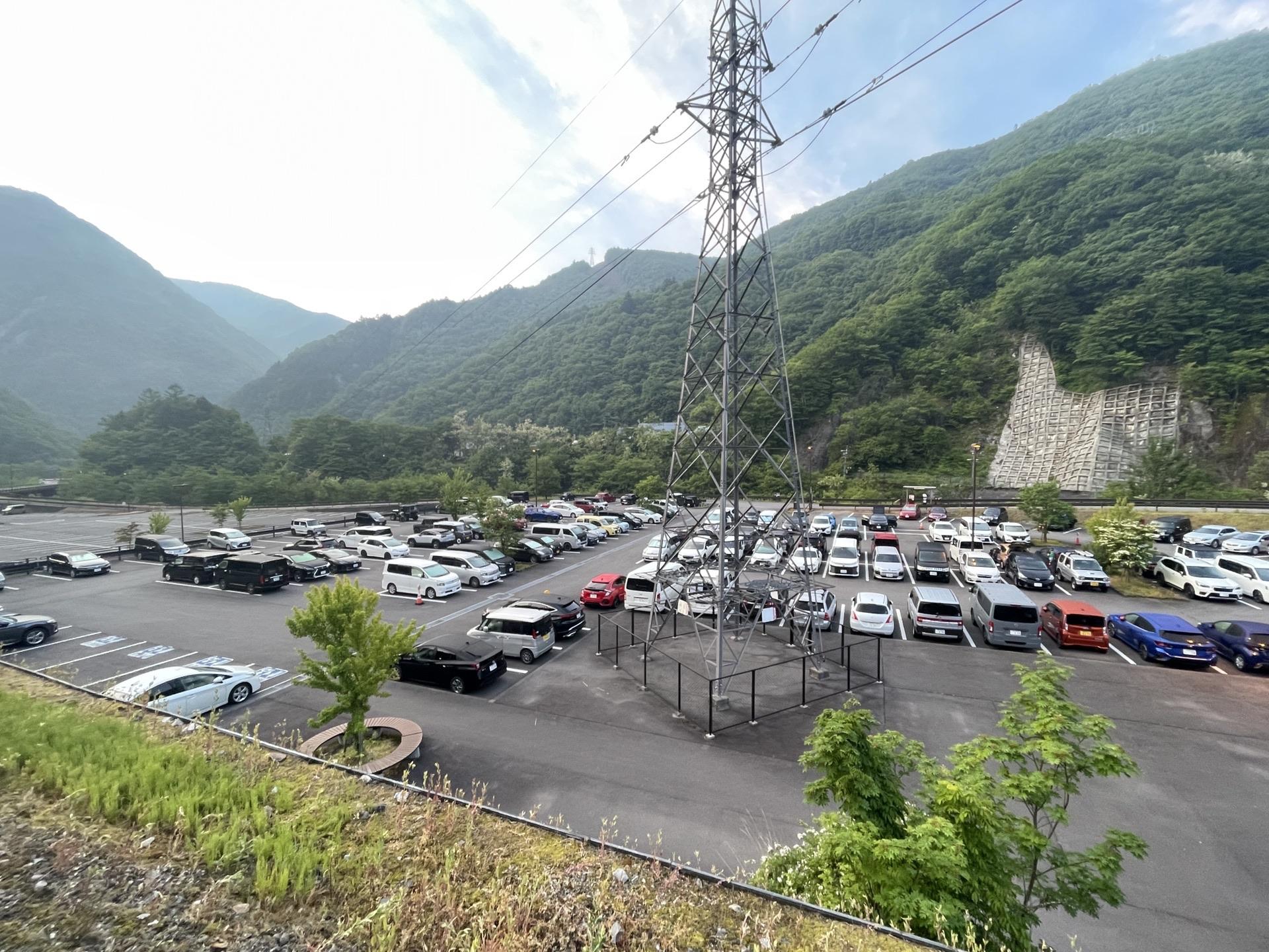 沢渡第3駐車場 上高地 焼岳登山 2024年6月