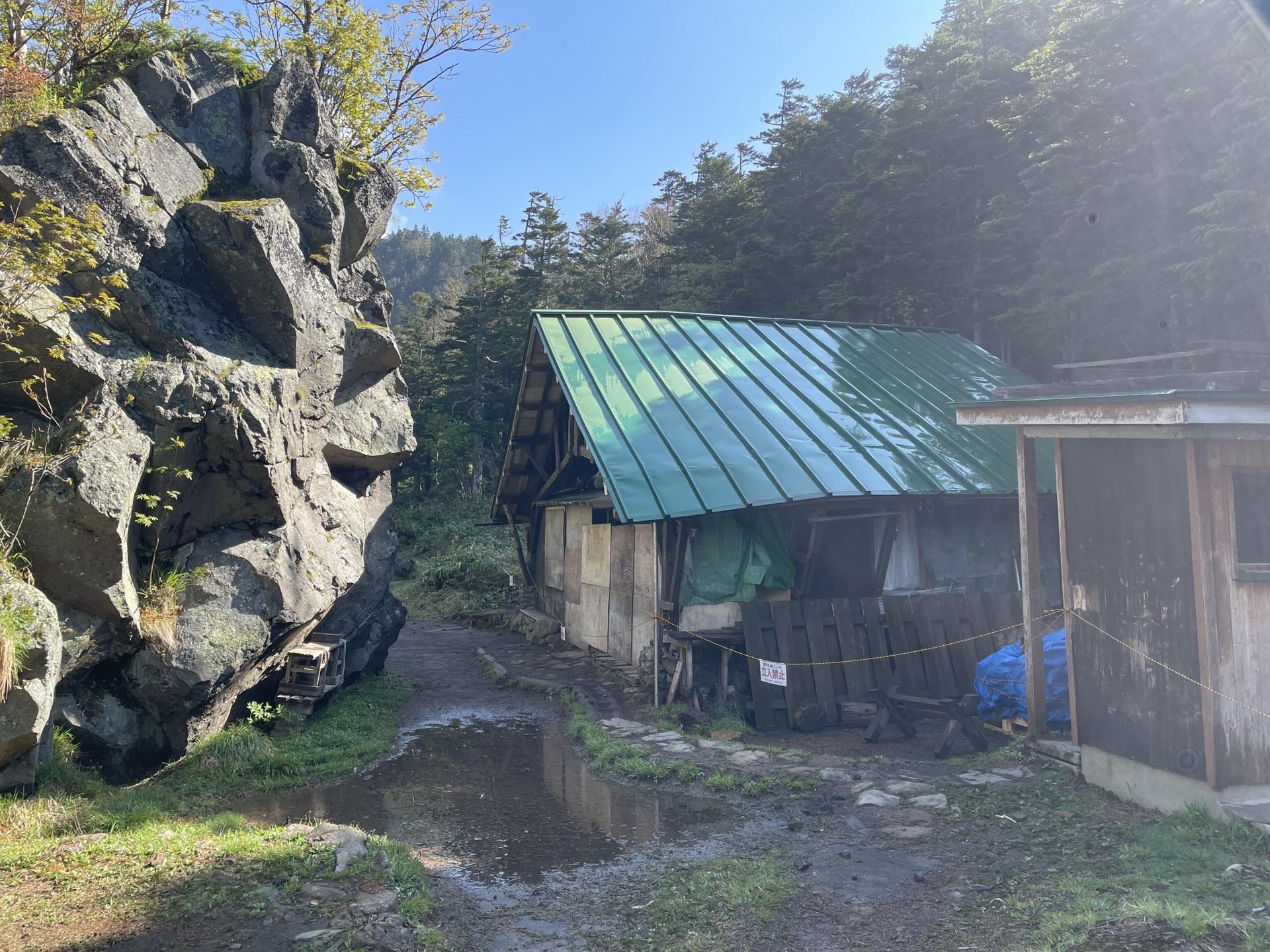 焼岳小屋 上高地ルート トイレ使用不可