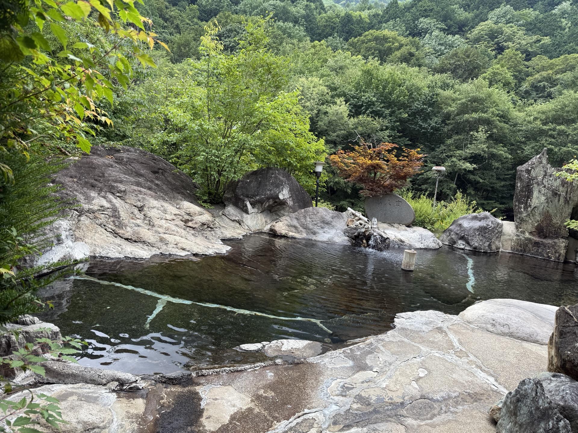 仙人閣 露天風呂 葛温泉