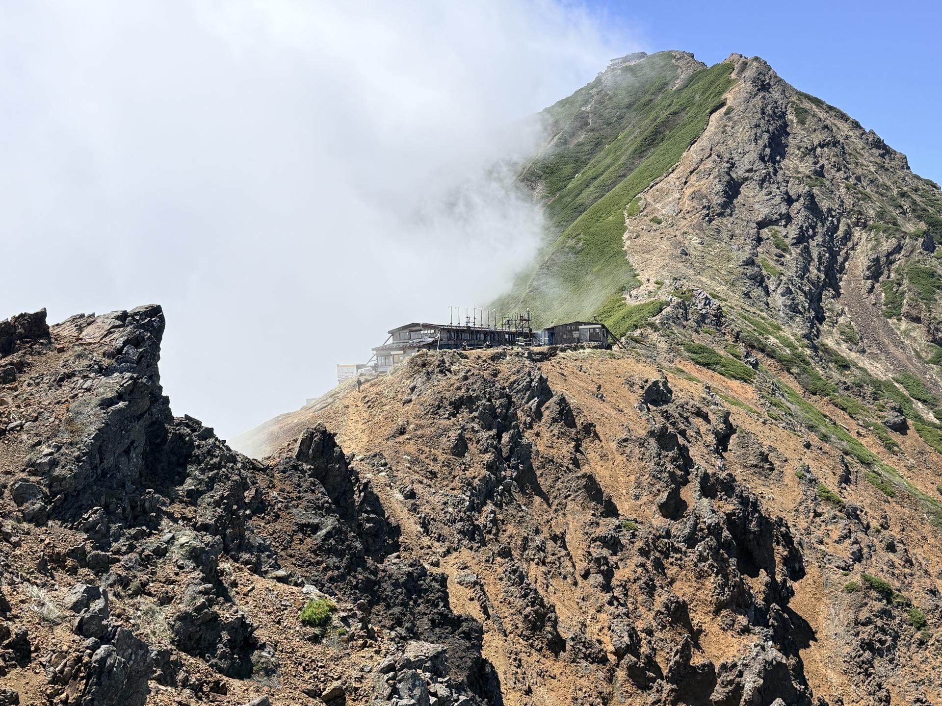 赤岳 地蔵尾根からの赤岳