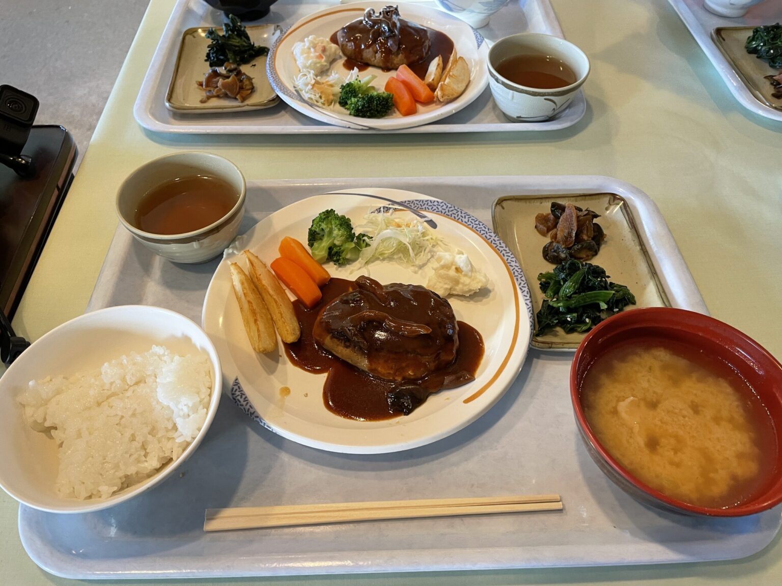 白馬山荘の夕食
