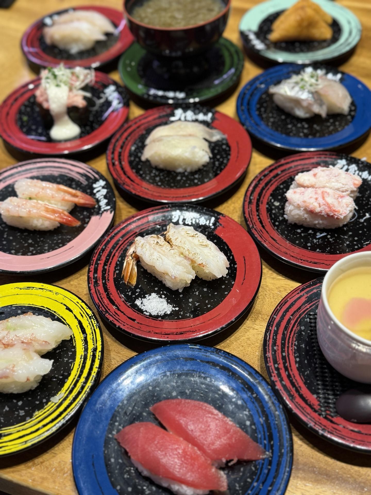 白山下山後 すし食いねぇ 回転寿司 北陸グルメ