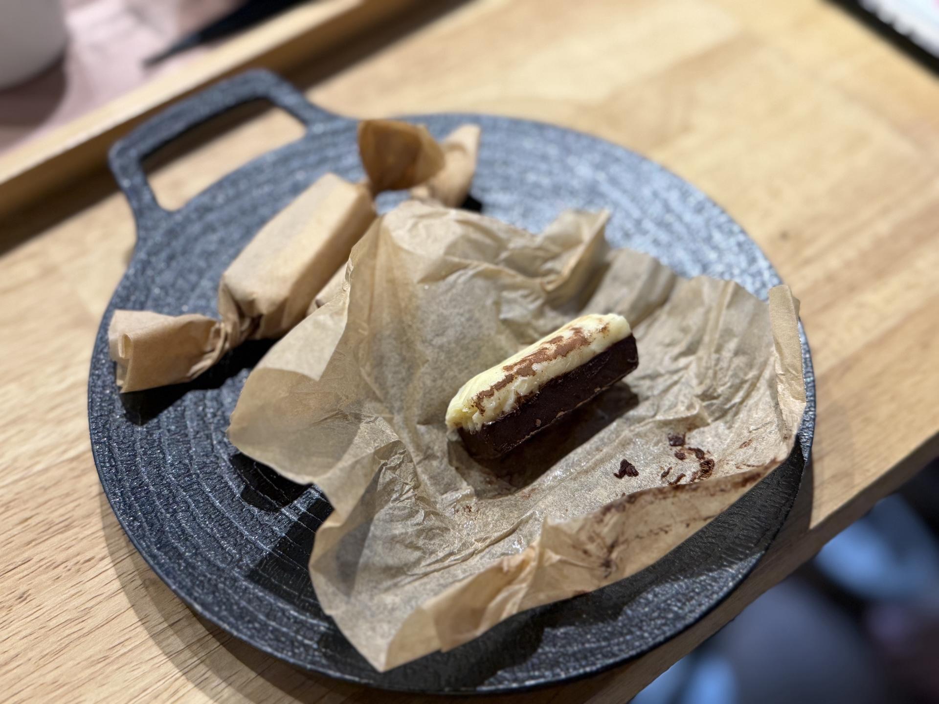 湯俣山荘 夕食 デザート ガナッシュ