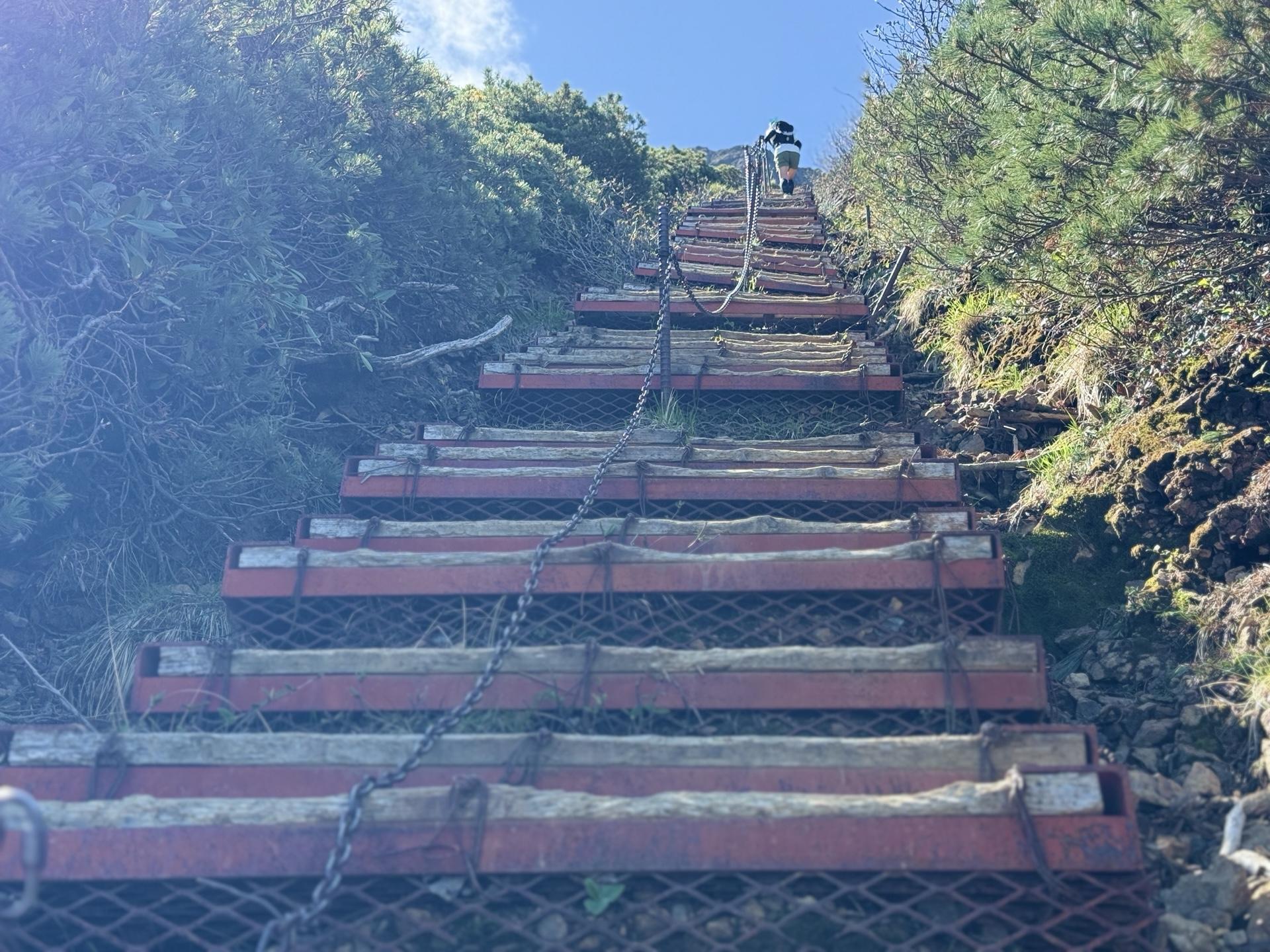 赤岳 心臓破りの階段