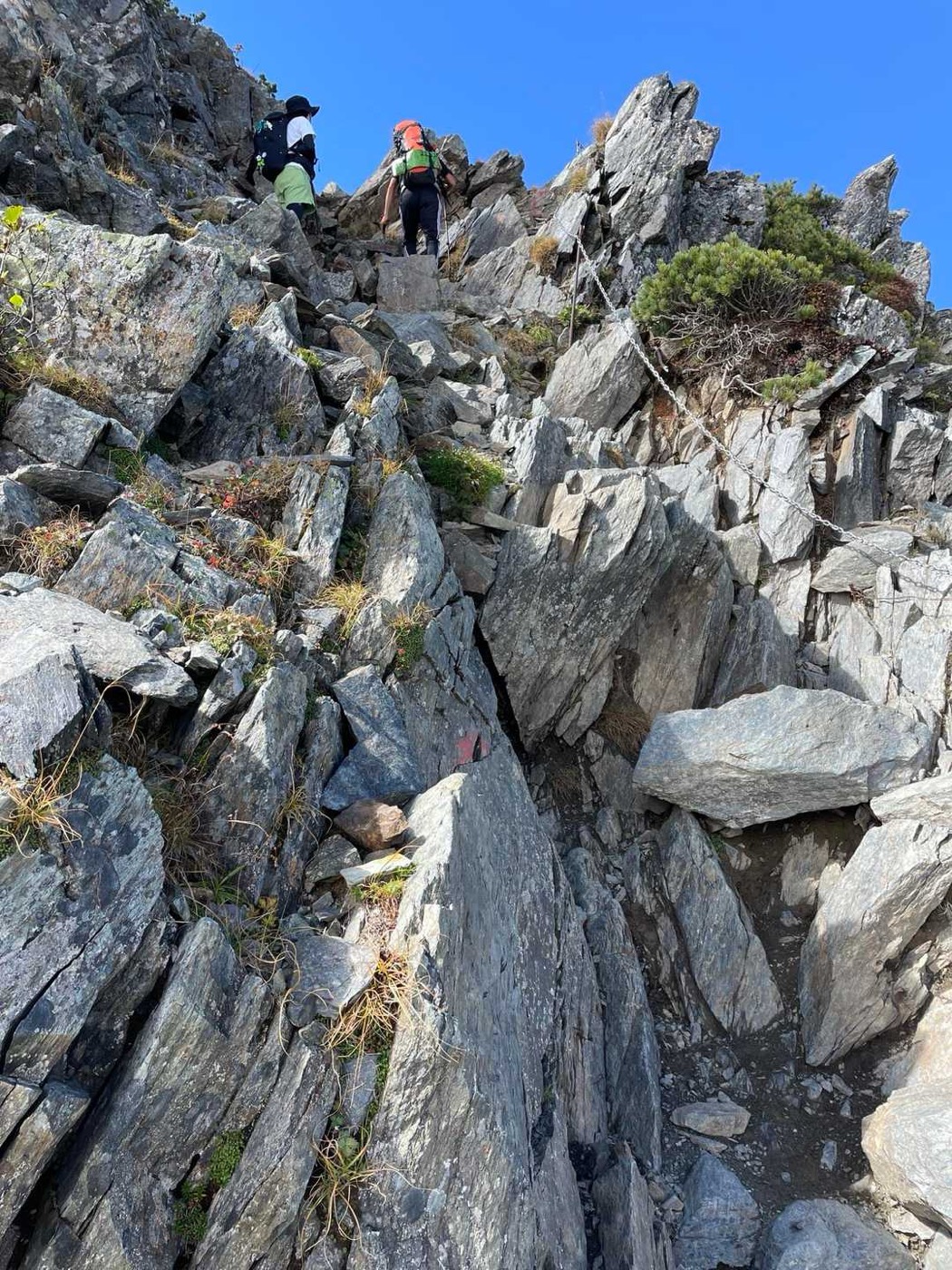 北岳 小太郎尾根 あわてずゆっくり登れば大丈夫