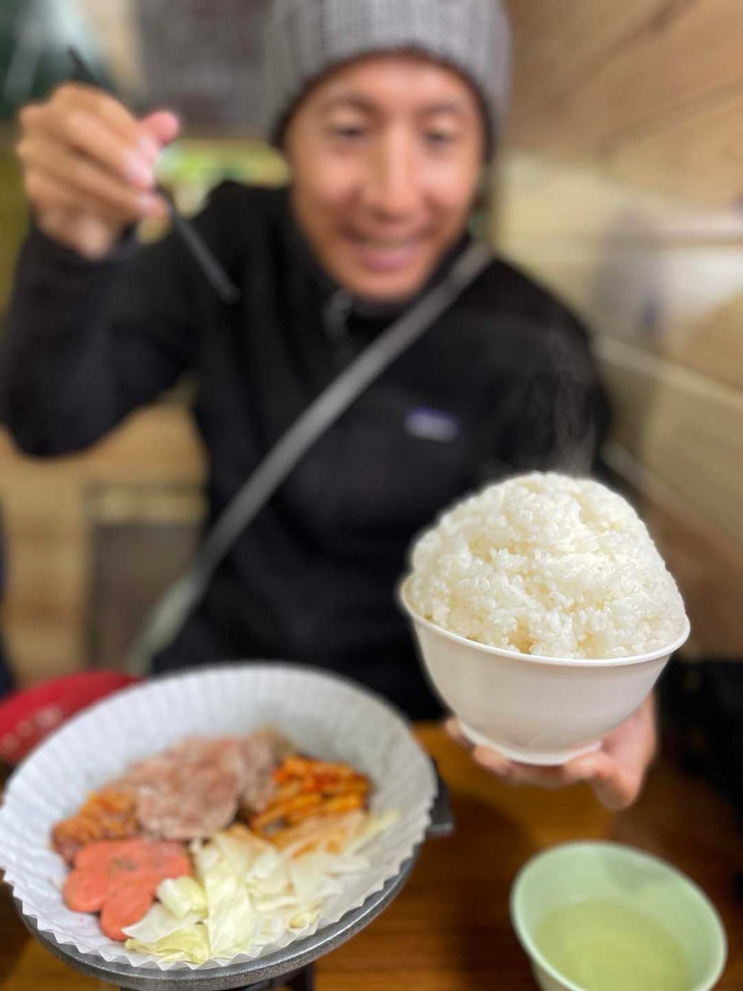 北岳 北岳肩の小屋 いただきます