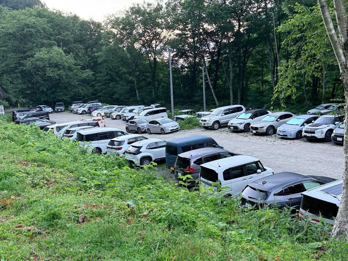 立山 雄山 扇沢 市営第2無料駐車場 2026年7月24日撮影