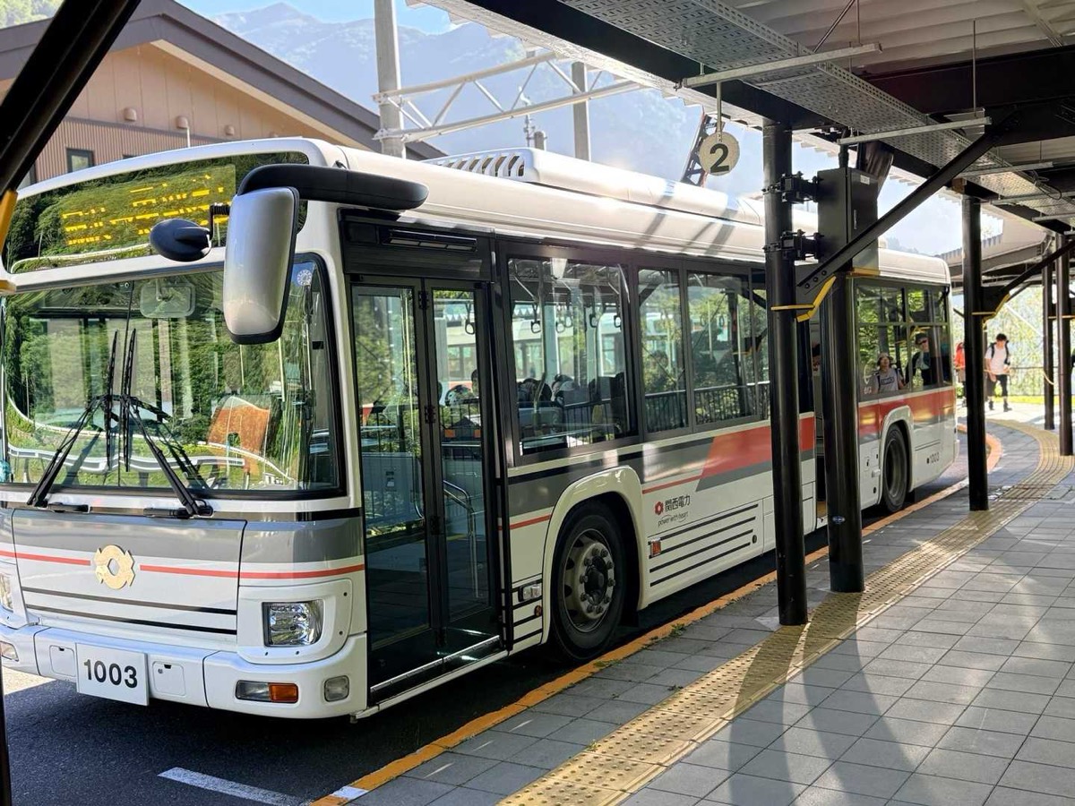 立山 雄山 扇沢駅 関電トンネル電気バス 2026年7月24日撮影