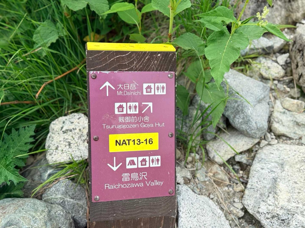 立山 雷鳥坂 ここから雷鳥坂の登りが始まります 2026年7月25日09:57