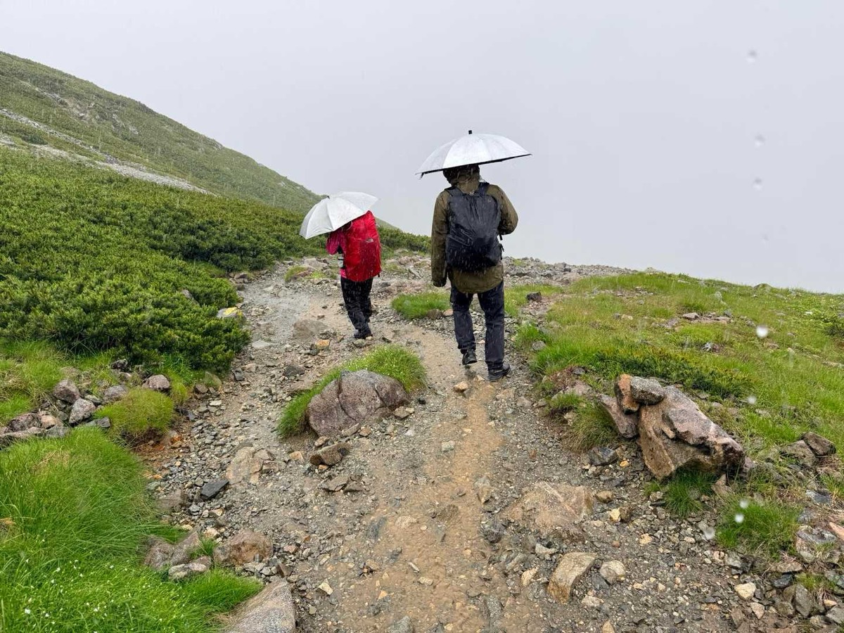 立山 雷鳥坂 雷鳥坂は川のようになっていました 2026年7月26日11:11