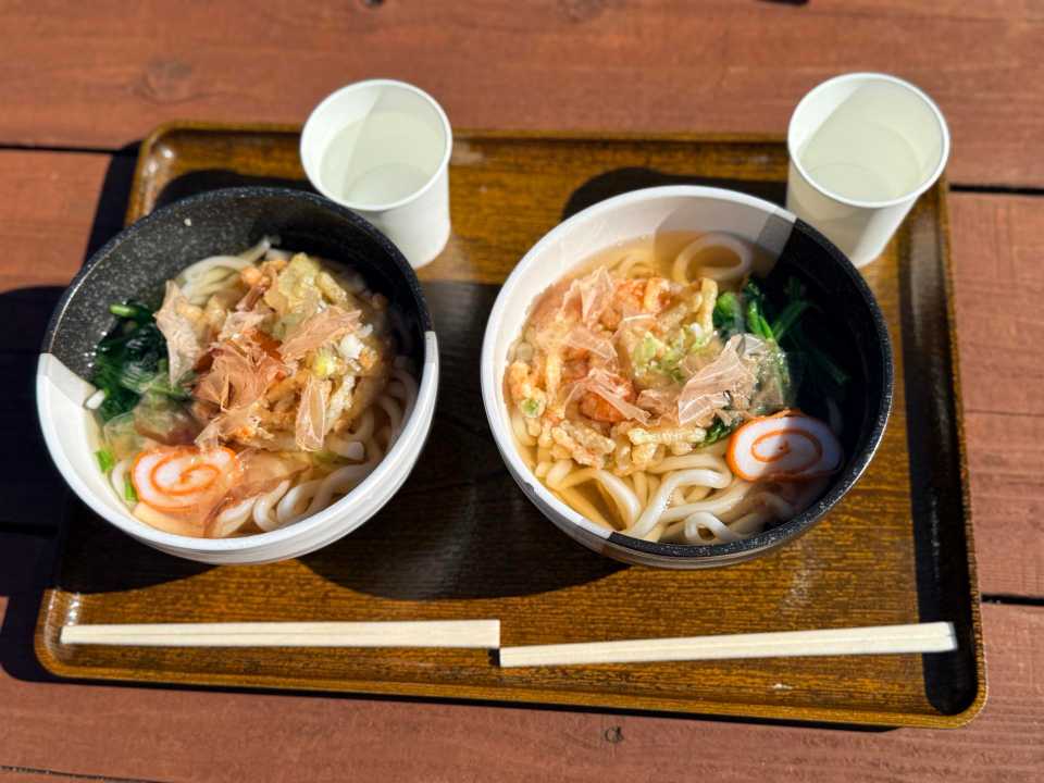 数量限定のかき揚げうどん