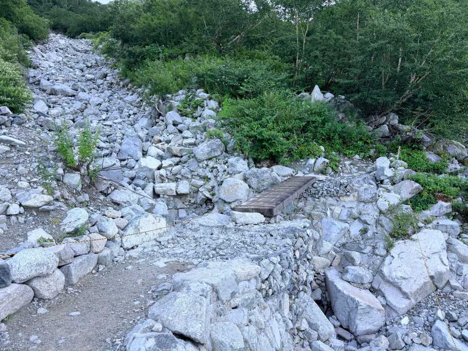 水の流れない下涸れ沢