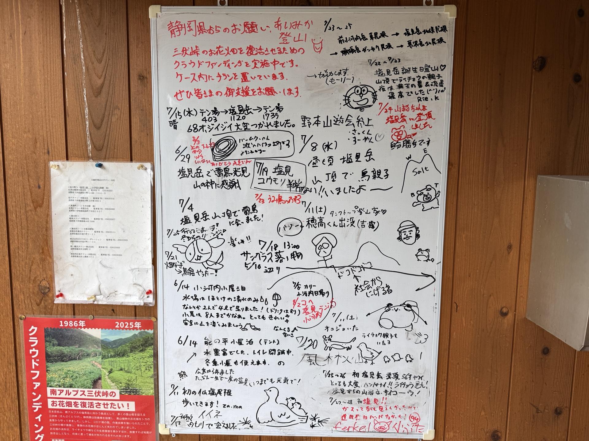 情報共有の掲示板 みんな感想を書き込んでいる なかなか面白い