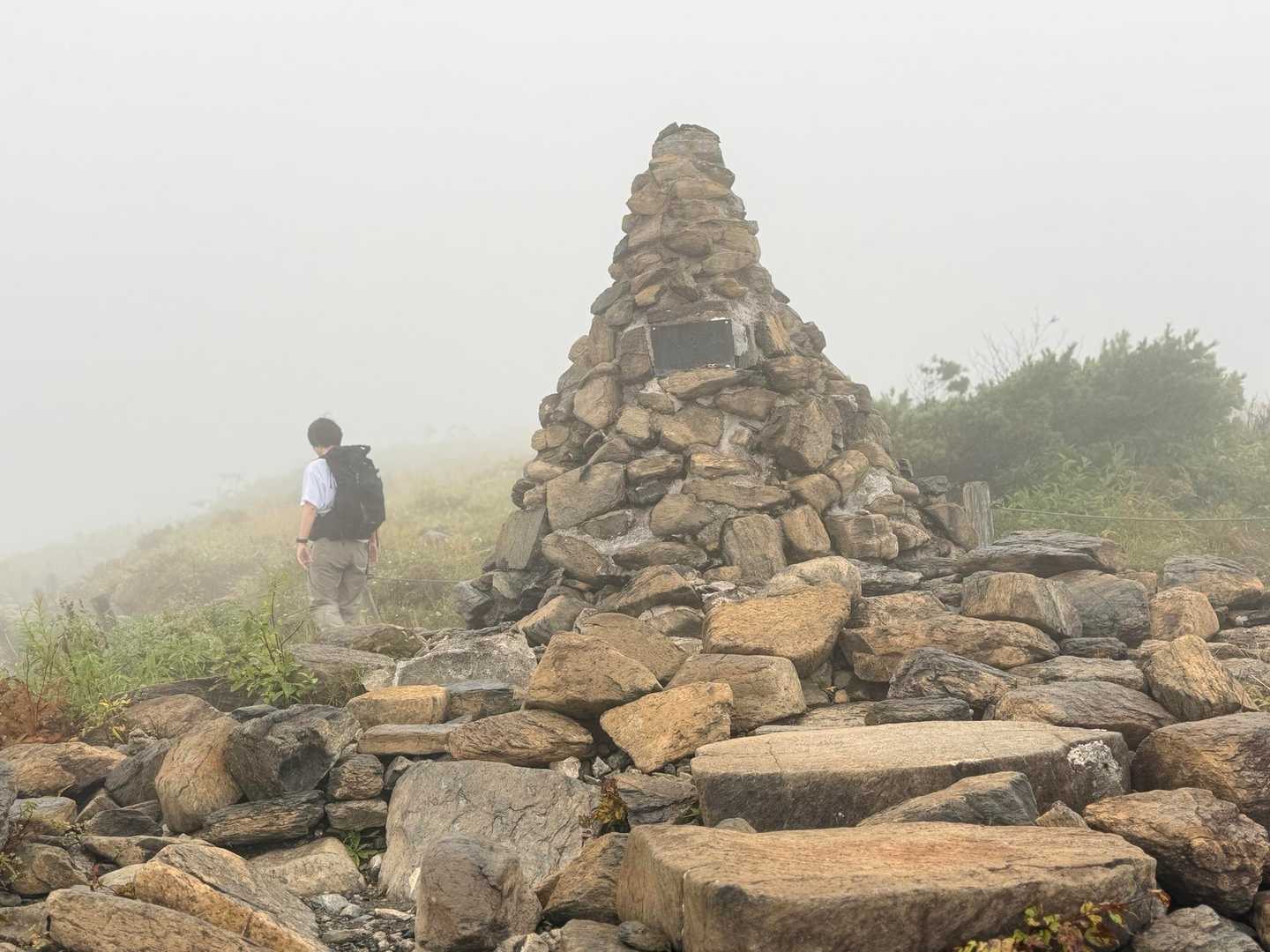 唐松岳・八方尾根の石神井ケルン（2026年9月）