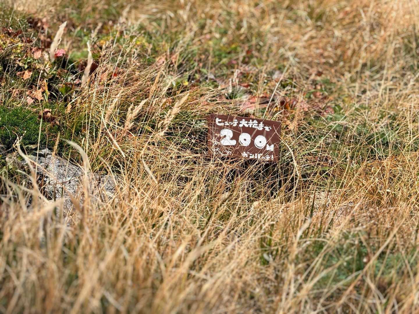槍ヶ岳への山行で撮影した小屋まであと200m