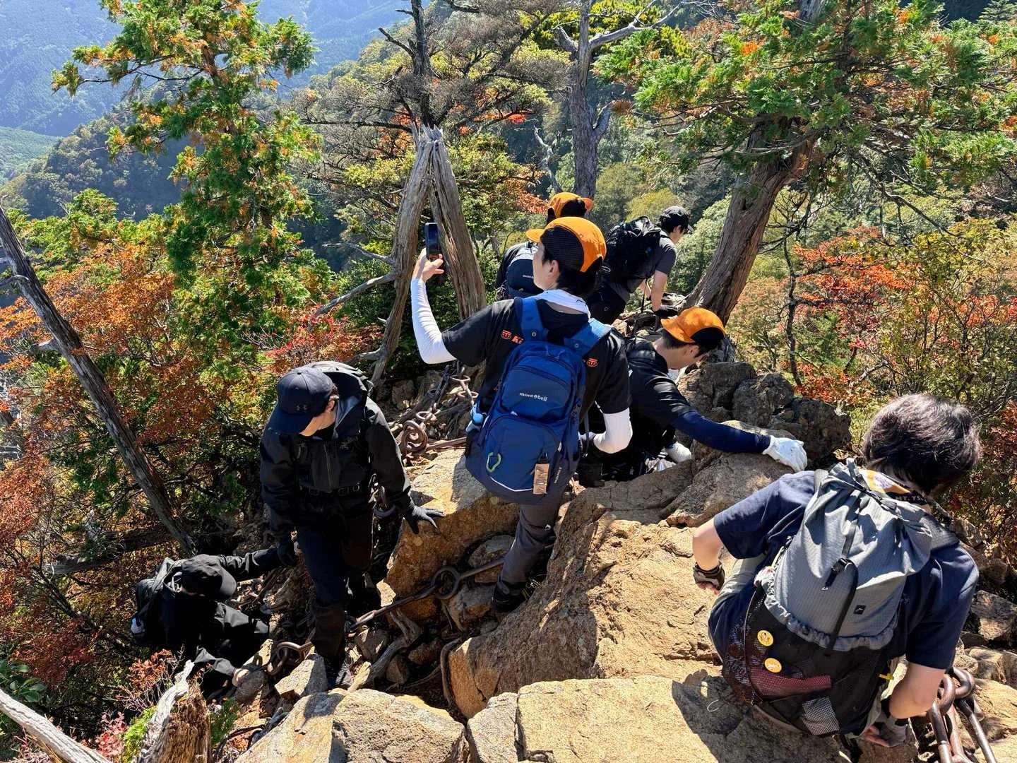 石鎚山・成就社ルート｜登りと下りの折り返し地点