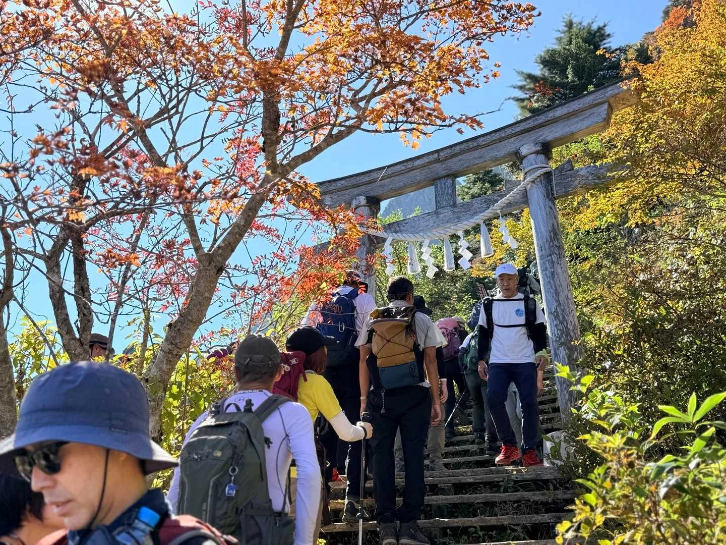 石鎚山・成就社ルート｜土小屋ルートとの合流点