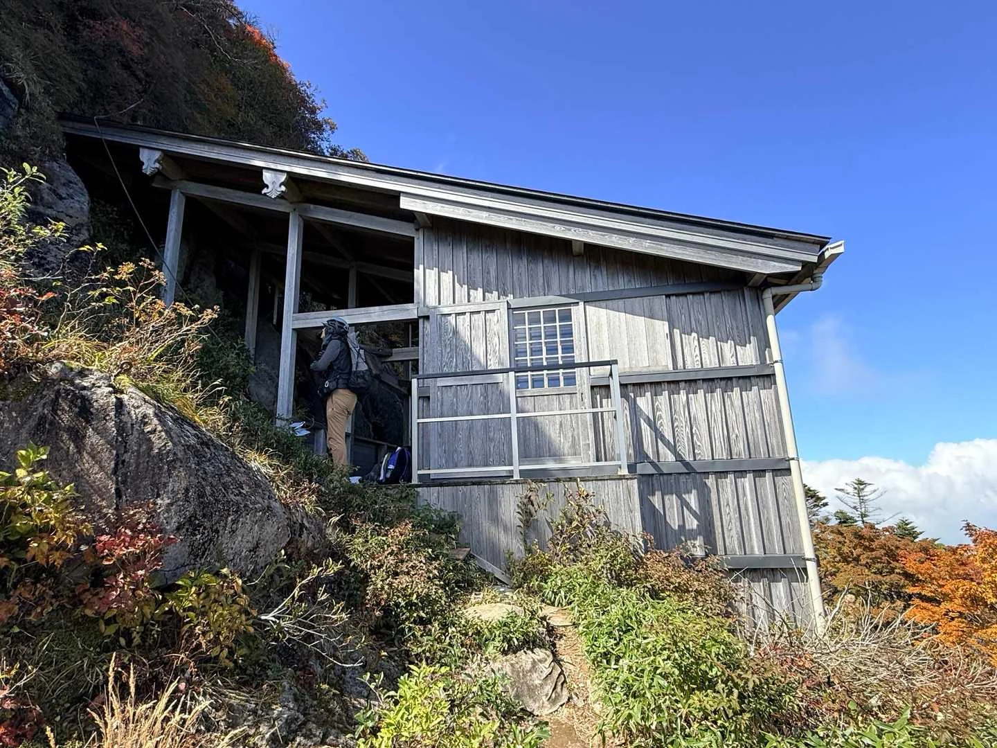 石鎚山・成就社ルート｜三ノ鎖手前の迂回路