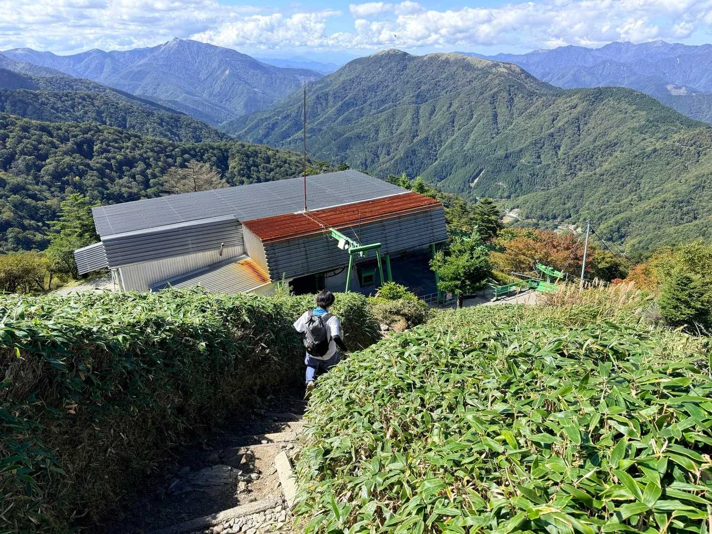 徳島県の剣山・次郎笈登山|西島駅に戻る